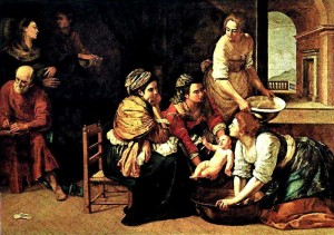 Artemisia Gentileschi: La nascita di San Giovanni Battista